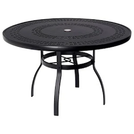 Deluxe 48" Round Umbrella Table with Trellis Top